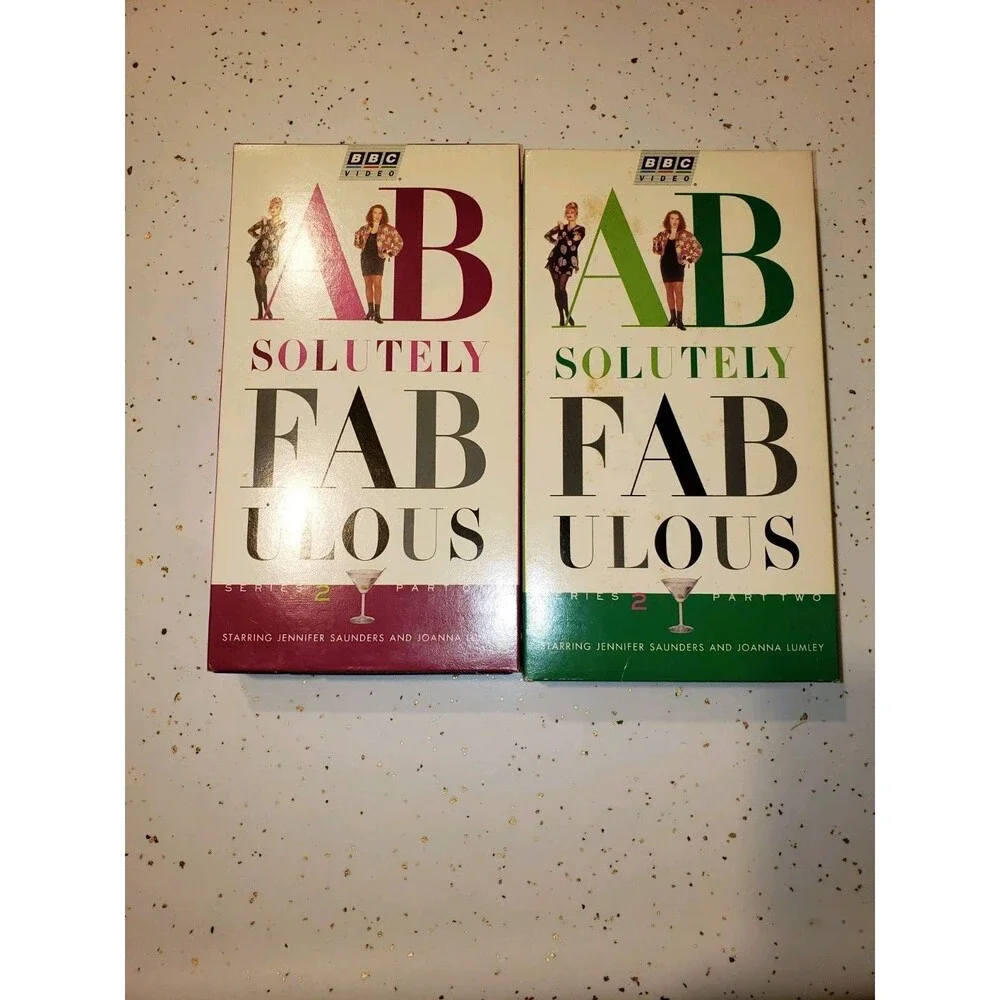 Absolutely Fabulous - Set. 2, Pt. 1 & 2(VHS, 1995) CBS FOX BBC